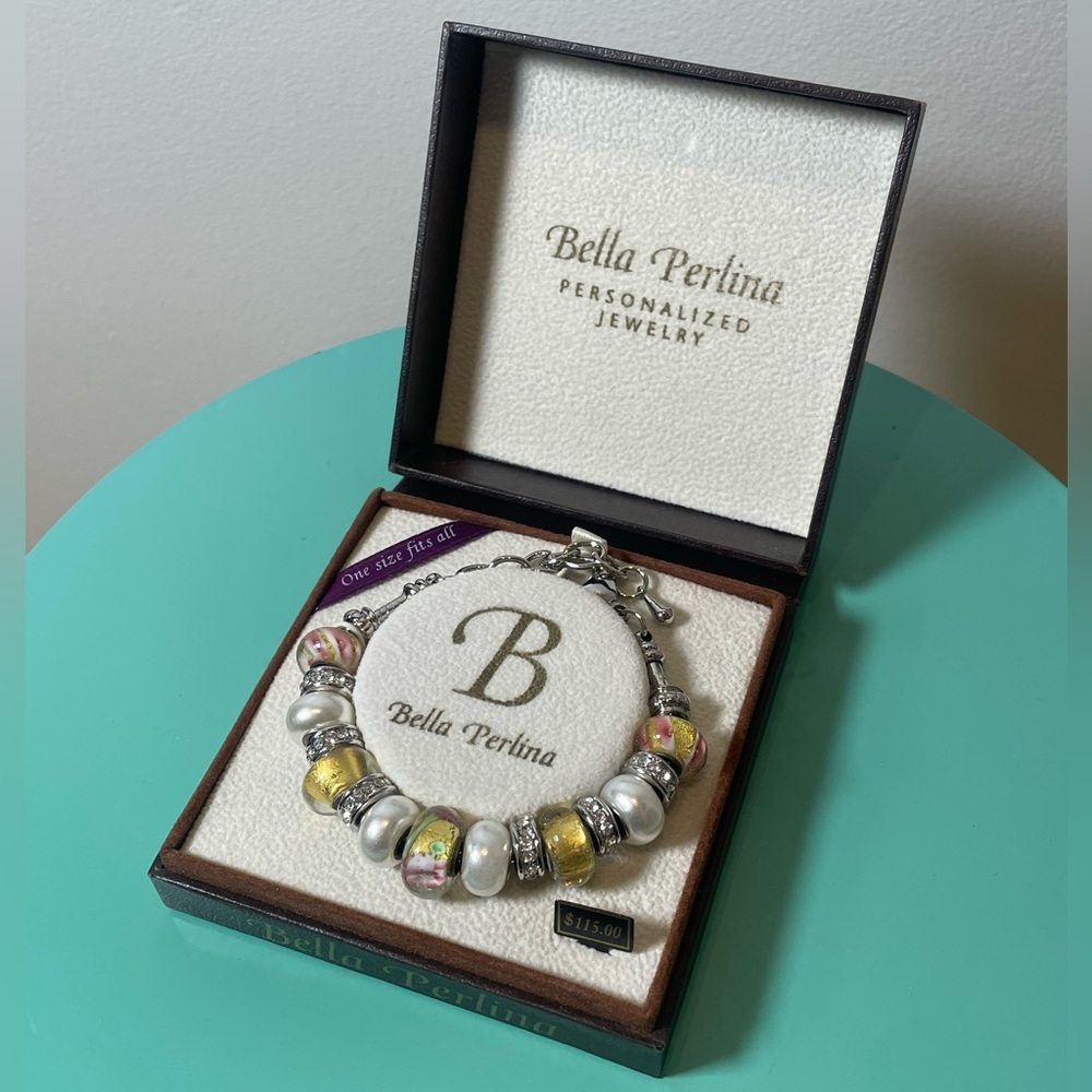 NWT Bella Perlina Multicolour Charm Bracelet